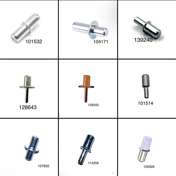 Shelf support pins for IKEA furniture (pack of 4) replacement parts - Picture 1 of 3